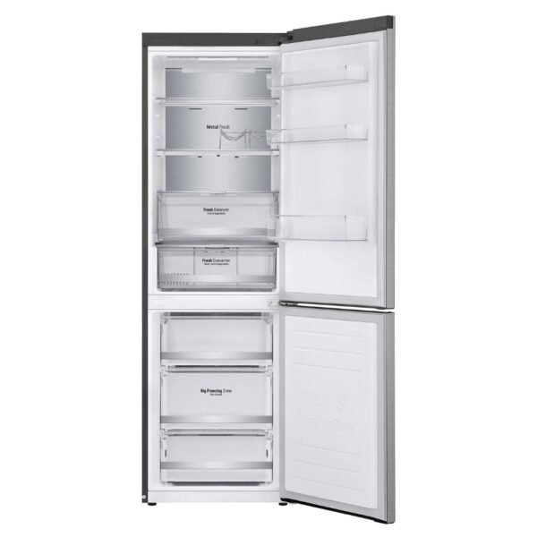 Хладилник LG GBB71PZUGN отворен